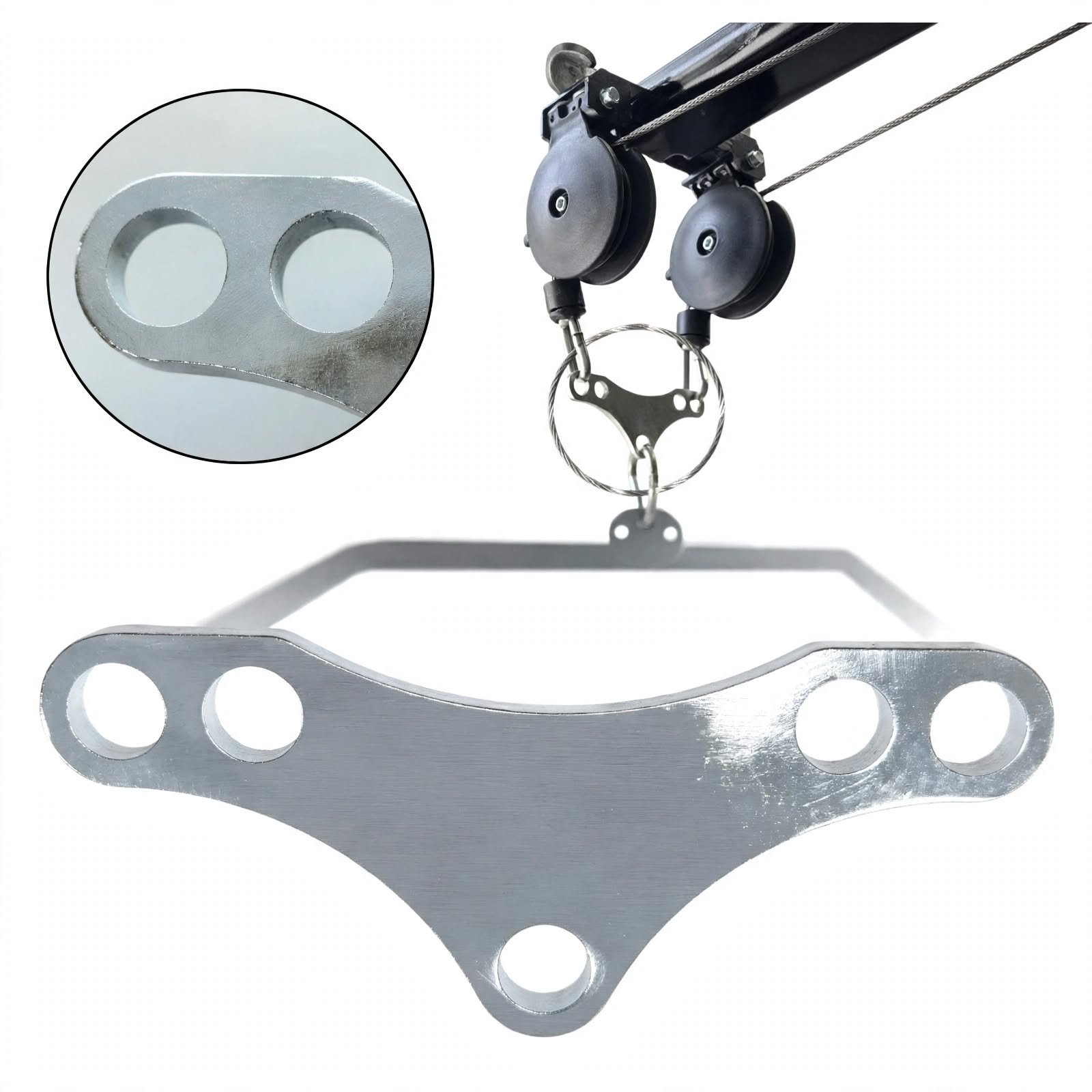 LAT PULL DOWN ATTACHMENT (SILVER)