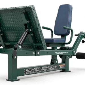 Outdoor Leg Press + Extension Combo